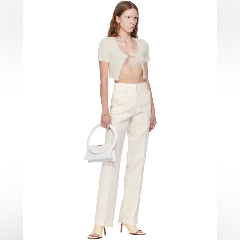 JACQUEMUS
Off-White Le Chouchou 'Le Pantalon Ficelle' Trousers